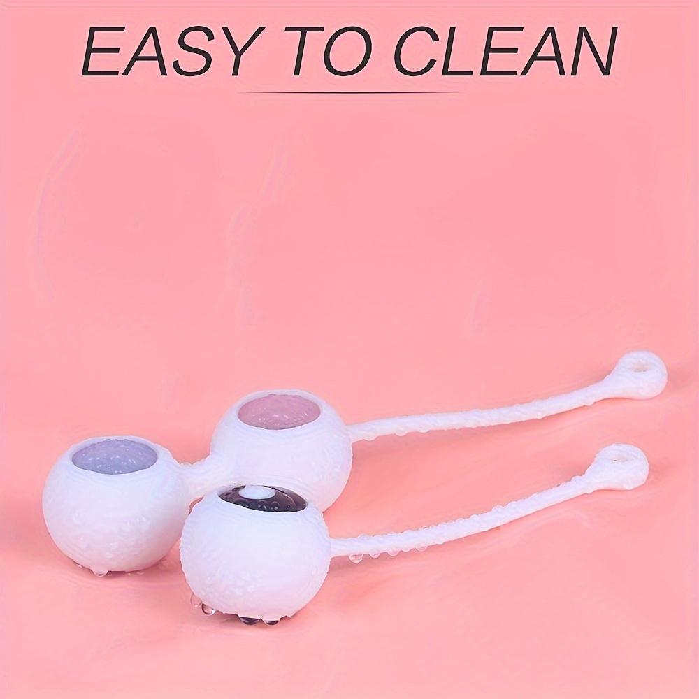 2ks vaginální kegelové kuličky + sada vibrátorů masážní kuličky pro cvičení ženského svalstva pánevního dna snadno se čistí Bezpečný materiál pro utažení vagíny a br.