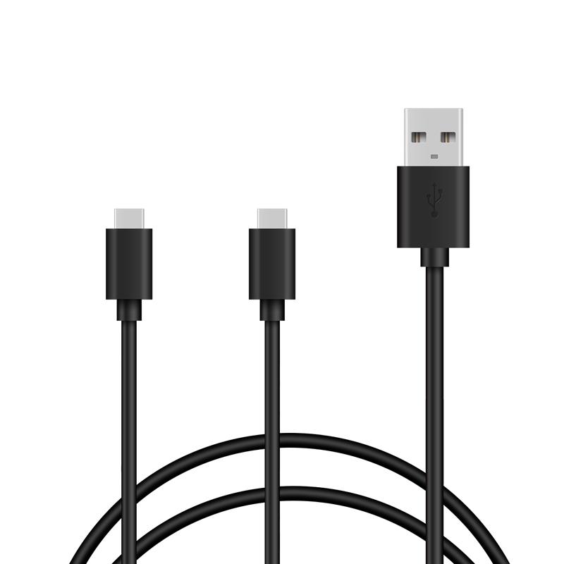 

STARTRC 2-в-1 Подвійний USB-кабель для зарядки Type-C для аксесуарів зарядного пристрою батареї камери DJI Mini 3 Pro/OSMO POCKET 2