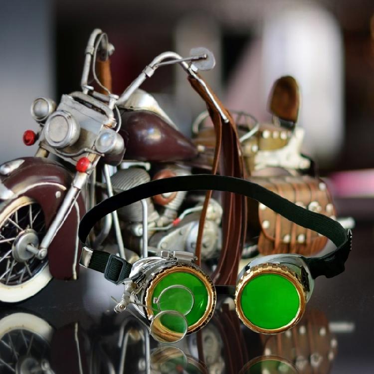 Steampunk-Brille Rave-Brille Cosplay-Brille Schweißer-Gothic-Cosplay-Brille