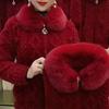 High-end Women Fur Coat Faux Mink Velvet Overcoat  New Female Thickened Fur Integrated Warm Coats Femme Short Top Winter