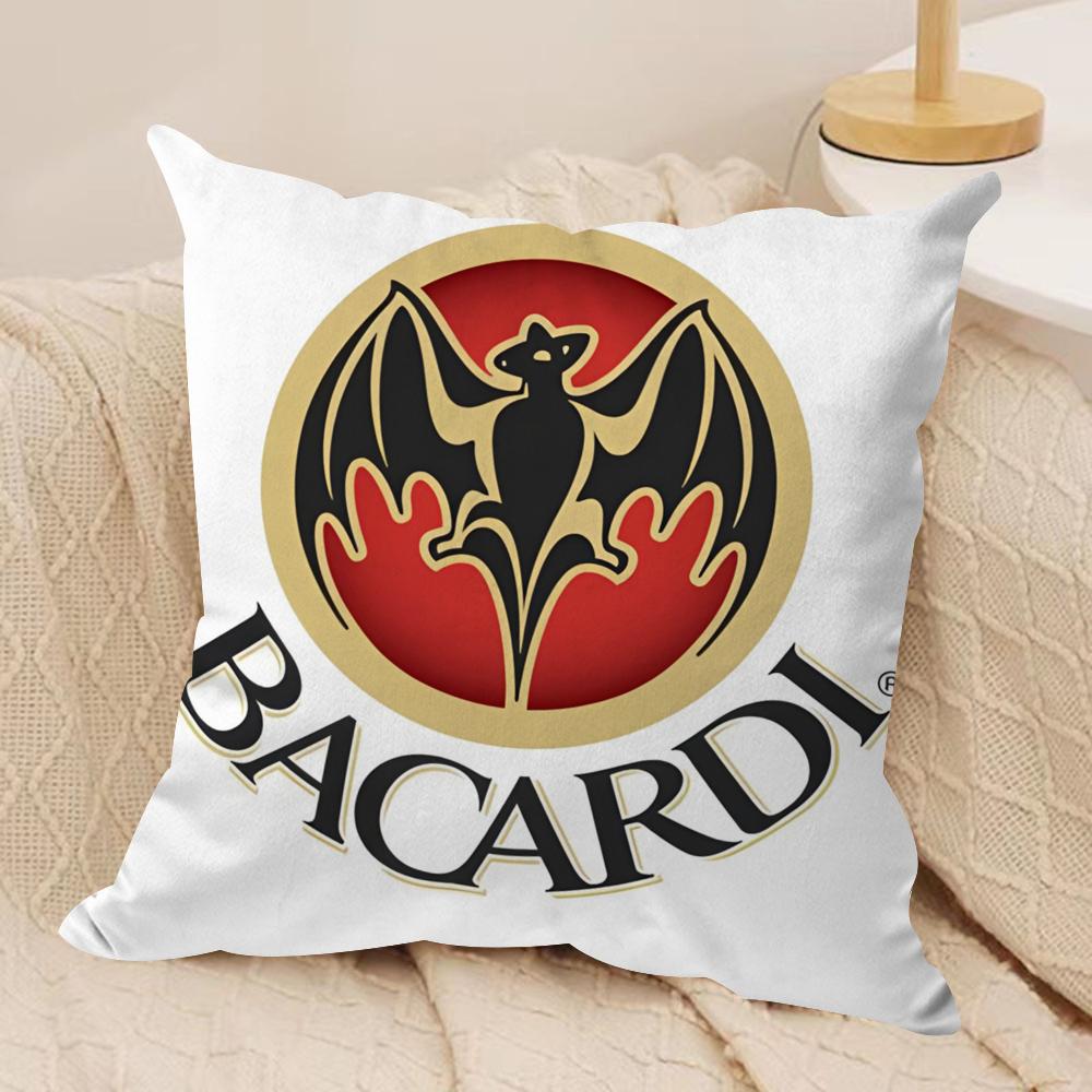 Classic BBacardiSS Cushion Cover Soft Plush Fabric DoubleSided Printed Cushion Covers for All Seasons Modern HomeDecor Gift