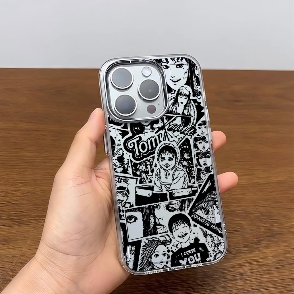 New comics Junji Ito horror Hot Anime Phone Case For iPhone 17 Air 16 e 15 14 13 12 11 Pro Max Plus SE 2020 2022 Soft Cover