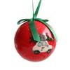 Shatterproof Christmas Tree Ball Snowman Car Pattern Christmas Tree Decorative  New Year