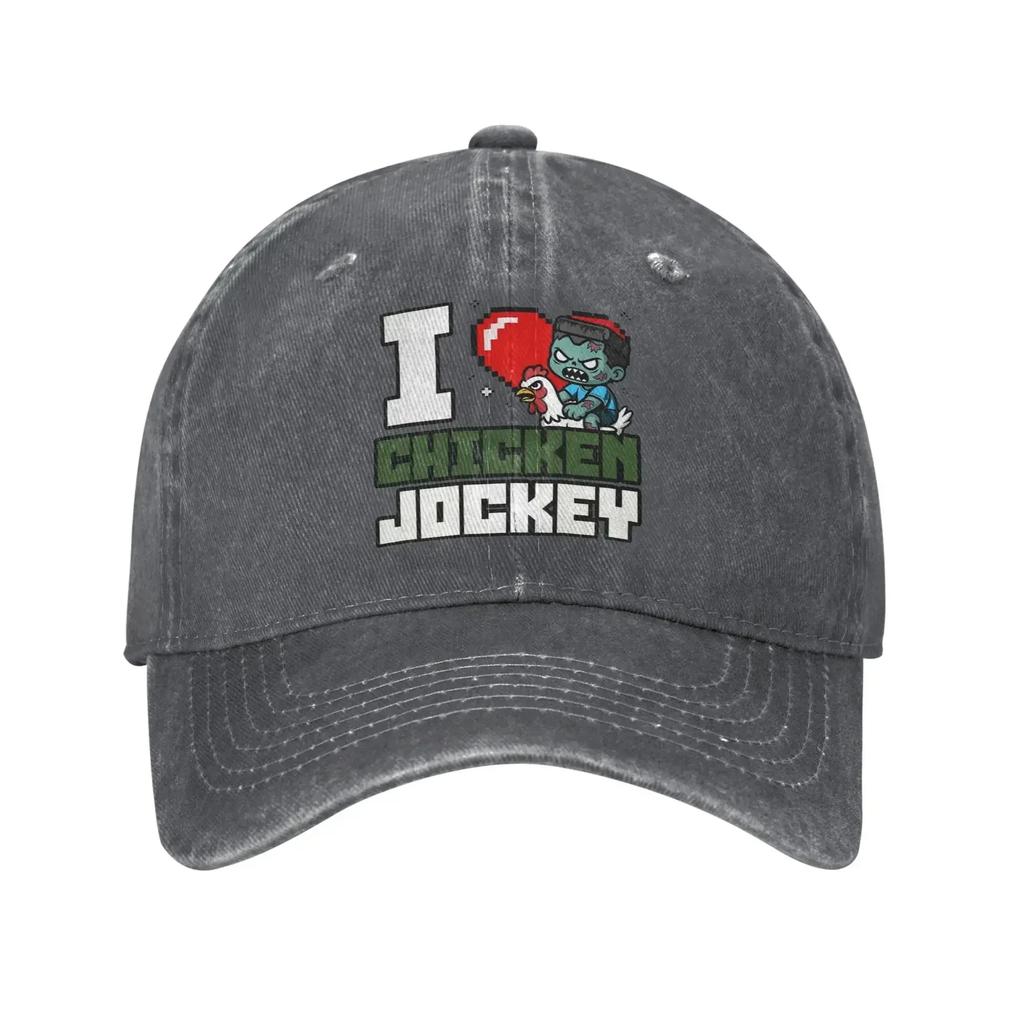 Unisex I Love Chicken Jockey Caps Merch Baseball Cap Fashion Absolute Cinema Movie Trucker Hats Adjustable