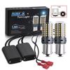 2PCS 1156 BA15S P21W Canbus No Error LED Lights Car DRL Turn Signal Dual Mode Switchback Dual Color.