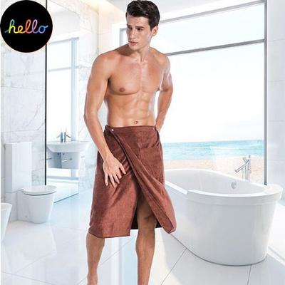 Fas On Men Wearable Magic Mircofiber Bath Towels with Pocket Soft Swimming Beach Bath Towels