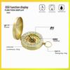 G50 Metal Luminous Waterproof Camping Flip Compass