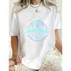 Black Oversized T Shirt With Haunted Mansion Graphic And Text For Casual Wear