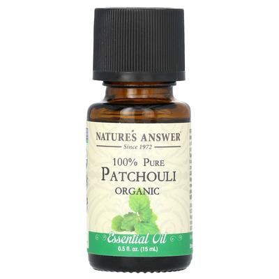 Organic Essential Oil, 100% Pure Patchouli, 15 Ml (0.5 Fl Oz)