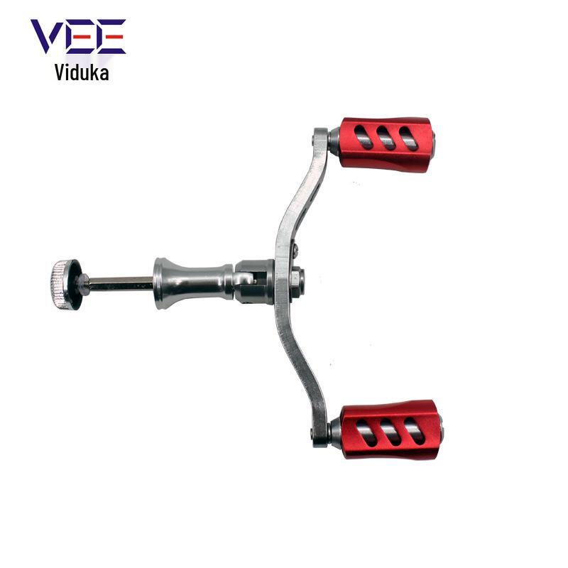 

Полностью металлическая ручка спиннинговой катушки для приманки с удлиненным двойным рокером и гайкой.