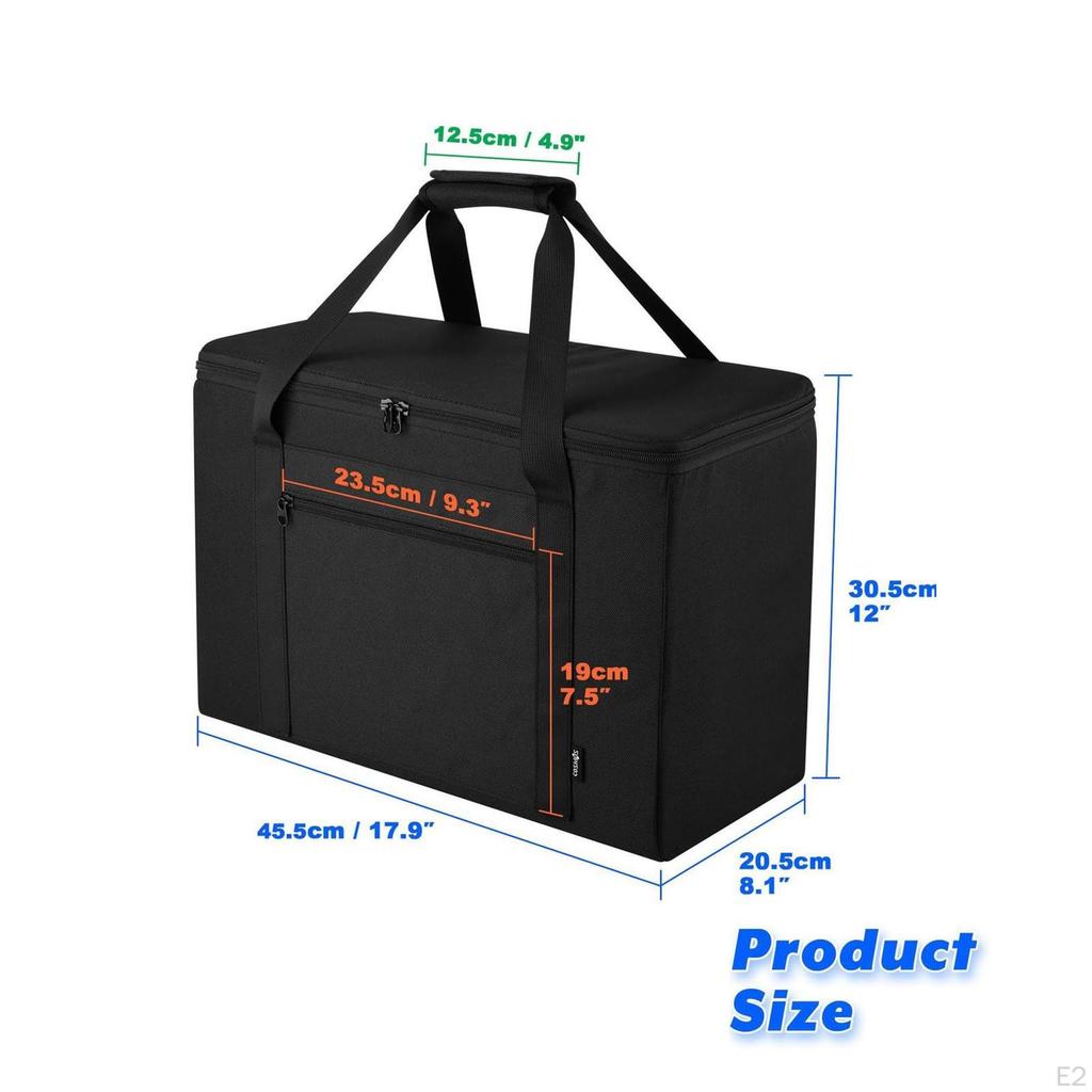 Giant Stacking Wooden Blocks Storage Bag Full Top Opening for Oversized Toys Multifunctional with