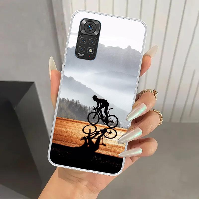 Bicycle Bike Sport Phone Case for Xiaomi Redmi Note 15 14 14S 13 12S 12 Pro 11S 11 Plus 11T 11E 10S Soft Funda Print Shell Redmi