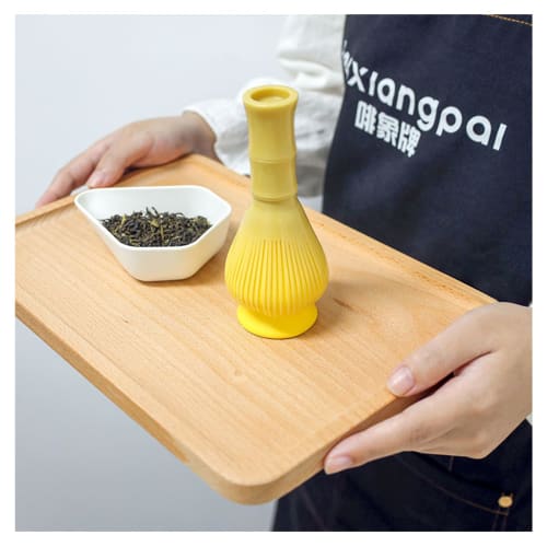 100-Stand Matcha Whisk, Made of ABS Plastic, Chasen (Chasen) Whisk Tool (Green)