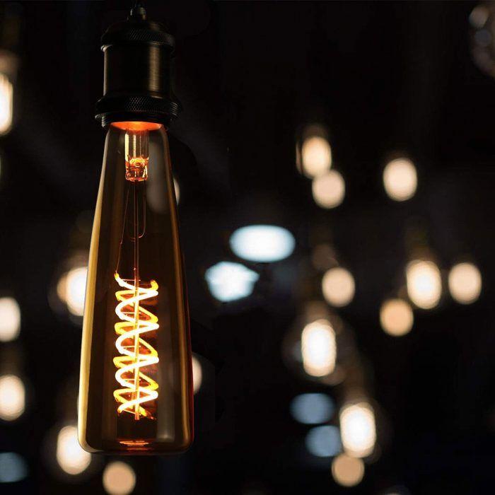 Ampoule LED - NETTLIFE - Edison bouteille de vin - E27 - 4W - 2200K blanc chaud