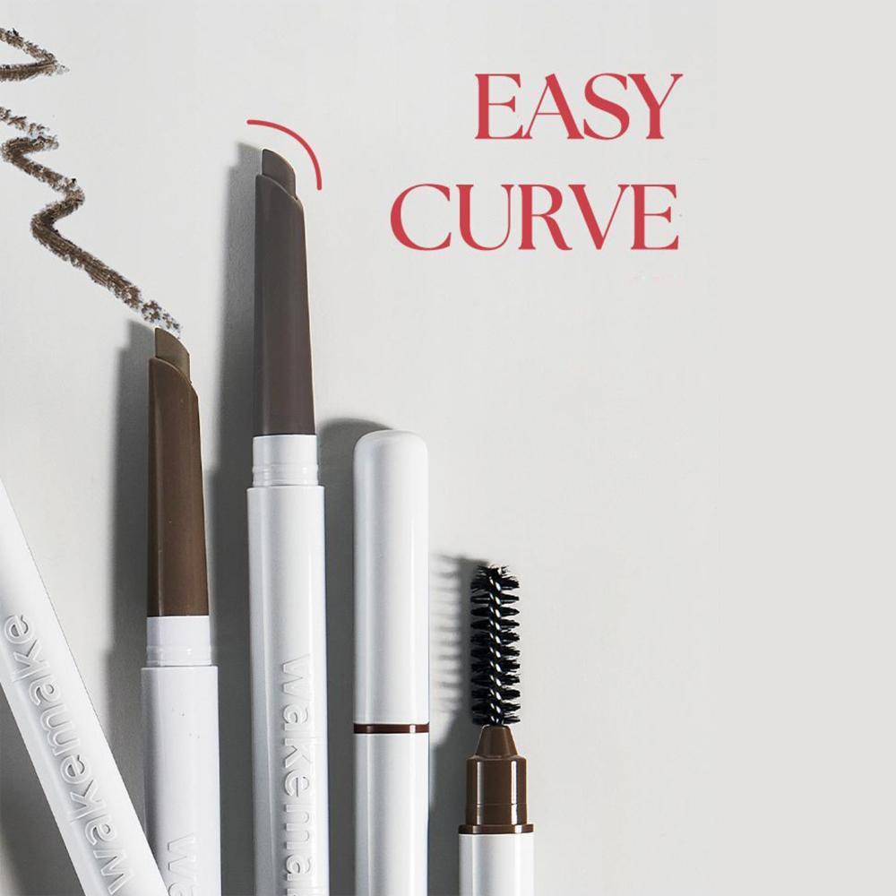 [Hello Kitty Black Edition] WAKEMAKE Natural Hard Brow Pencil #03 Natural Brown (1+1 Set)
