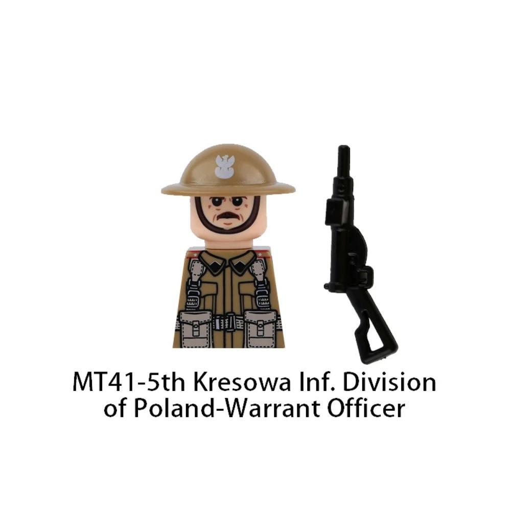 US Airborne 101ST Soldier Figures Building Blocks Officer Army Warrior Infantry Military Accessories Gun Weapon Bricks Toys GR03