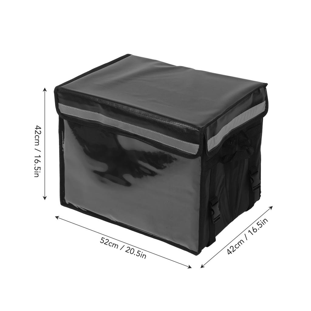 Insulated Food Delivery Bag, Keeps Food Hot or Cold, Holds Meals, Frozen Food, Snacks, and Drinks (80L)