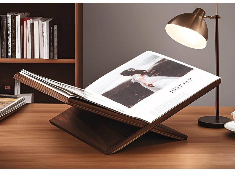 Modern European Solid Wood Bookshelf for Display and Decoration