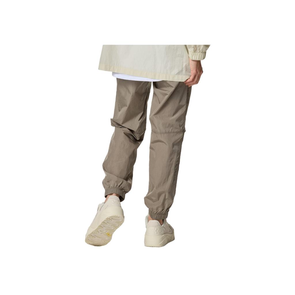 Under Armour Elastic Waist Drawstring Cuffed Casual Pants Women Pants Brown 6005995-200