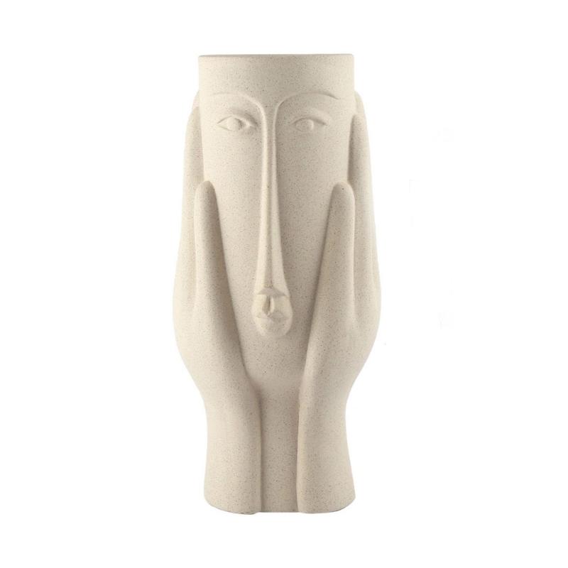 Vase Mould Concrete Flowerpots Silicone Molds Abstract Art Face Shaped DIY Succulent Pot Moulds DIY Table Decorations