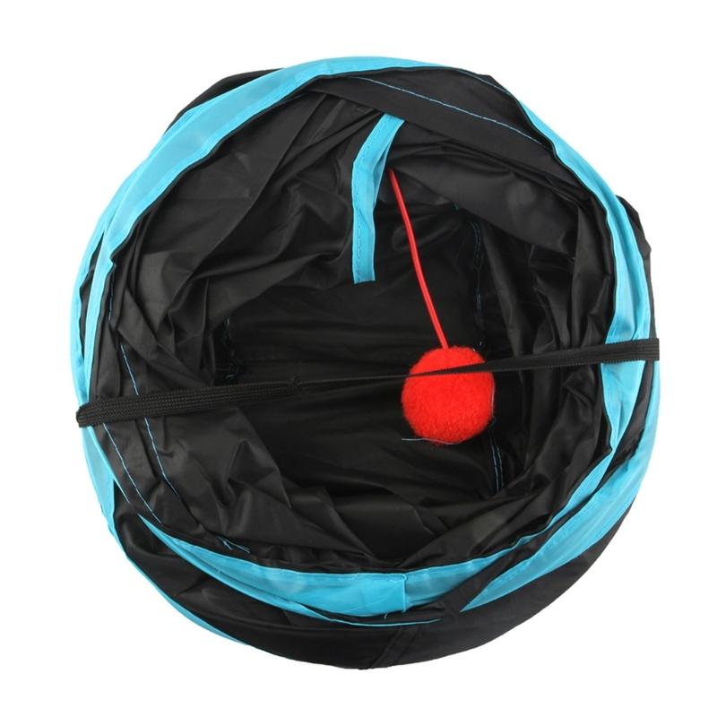Collapsible Tunnels Tube Playing- Tunnel with Pendant Hideaway Tent