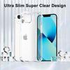 Clear Shockproof Case For iPhone 16e 16 15 14 13 12 11 Pro Max Plus Cover On iPhone 13 12 Mini X XR XS Back Cover Transparent