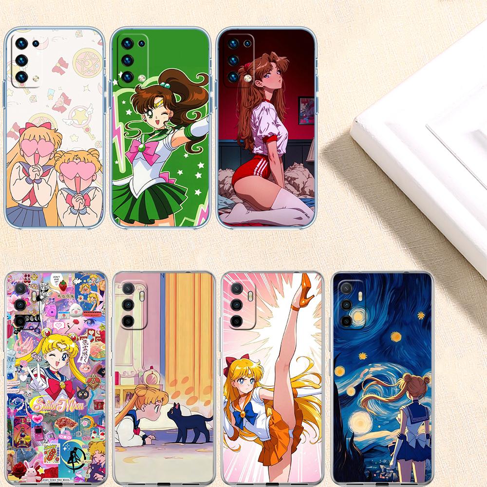 RE50 S-Sailors M-Moons Transparente Handyhülle für Motorola Moto G7 G8 G9 G84 G85 G73 G24 G15 Z2 Play Power Plus