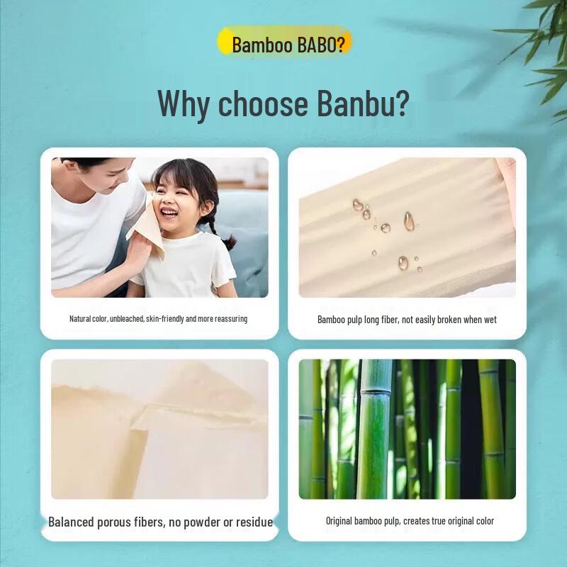 Banbu Natural Bamboo Facial Tissues