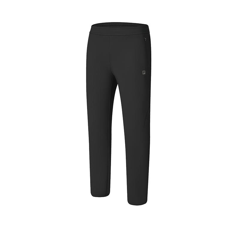 New FILA Fitness Knitted Sweatpants Men's Pitch Black A11M441611FBK