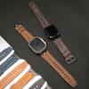 Leather Wrist Strap for Apple Watch Ultra 3 2 49mm 46mm 45mm 44mm Accessories MAN Watchband for Iwatch Series 11 10 9 8 7 6 SE3
