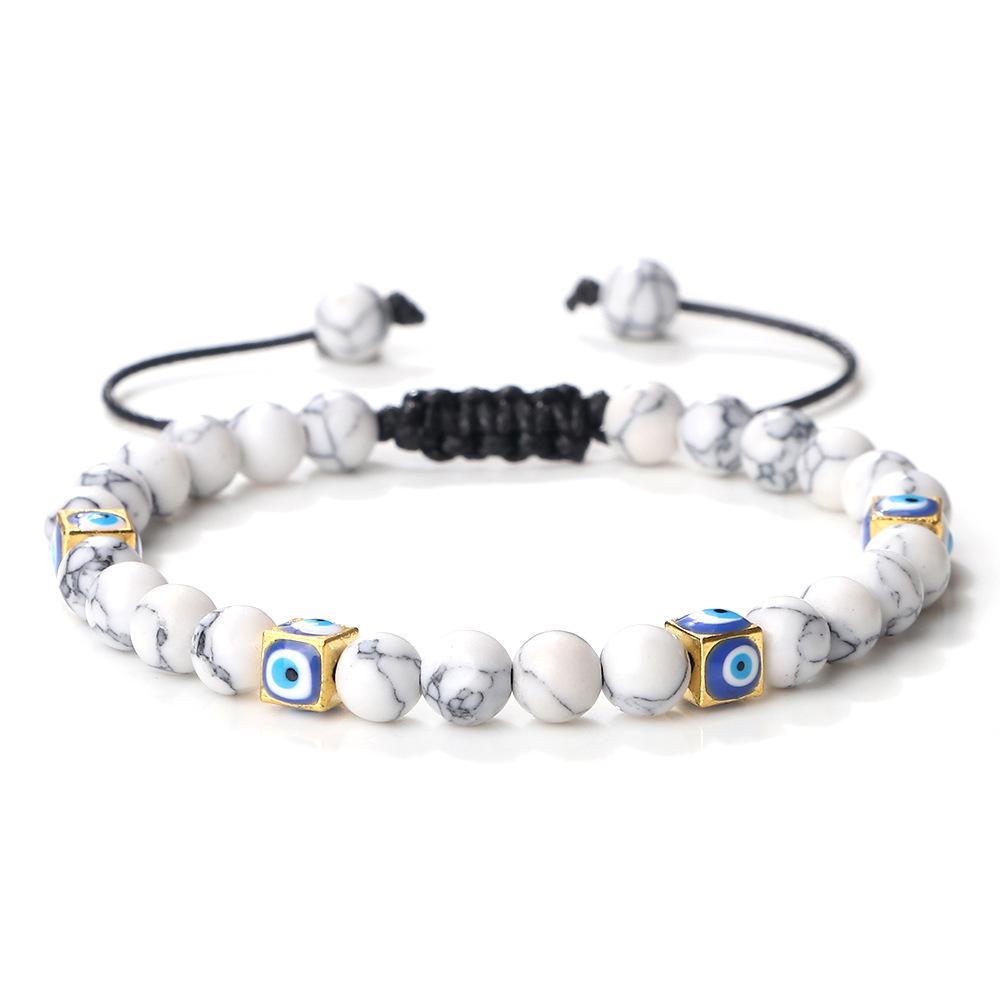 Unisex Handwoven Evil Eye Commuter Bracelet