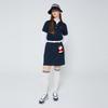 MunSingwear Women S dreSS Collar Navy Mr212lop51