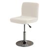 Velvet Solid Colors Bar Chair Cover Stretch For Bar Stool Short Back Dining Room Spandex Elastic Slipcovers For Banquet Chairs