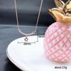 Curved Smile Bar Full Paved Cubic Zirconia Hollow Star Pendant Minimalist Two Tone Women Clavicle Necklace