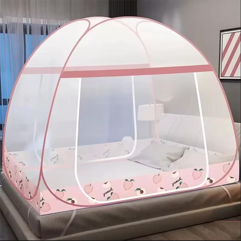Summer Mongolian Yurt Mosquito Net Free Installation Foldable Mosquito Nets Encrypting Mesh Home Baby Anti Fall Mosquito Net