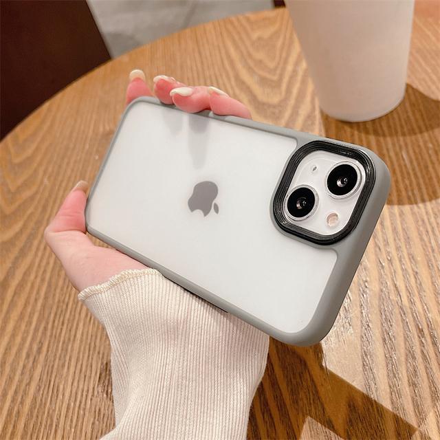 Shockproof Matte Transparent Case For Iphone 13 12 11 Pro Max X Xr Xs Soft Silicone Armor Bumper Back Cover For Iphone 13pro Max