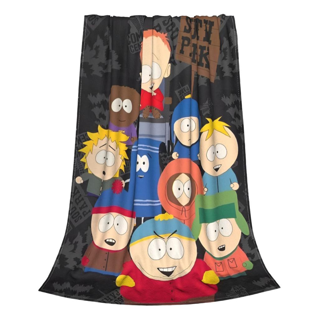 Super Soft Souths Parked Throw Blanket Premium Flannel Fleece Lightweight Bed Blanket Fuzzy Plush Blankets All Season Use