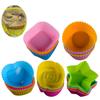 5Pcs Silicone Mold Cupcake Cake Muffin Cup Baking Bakeware Nonstick Baking Mold