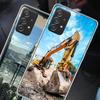 Construction Machinery Excavator Phone Case for Samsung A54 A57 A37 A17 A14 A15 A12 A24 A34 A55 A35 A25 A52S A07 A05S A04S A22 A
