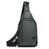 New outdoor daily breast bag niche high-end men's messenger bag fashion shoulder bag lightweight backpack tide