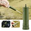 Tragbarer Outdoor-Wasserfilter Camping-Strohhalm Wasserreiniger Notfall-Überlebensausrüstung Trinkwasserreiniger Touristen-Zubehör