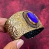 Lapis Lazuli Bangle Gemstone Copper Wire Wrapped Cuff Bracelet Handmade Jewelry Adjustable Bangle Copper Jewelry Gifts for Him Decent Bangle
