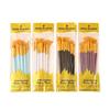 12-Piece Nylon Bristle Brush Set for Gouache, Acrylic, and Watercolor - Children's DIY Painting