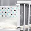Baby Crib Bumper Pad Cotton Breathable Cushioned Padded Soft Safe Crib Liner