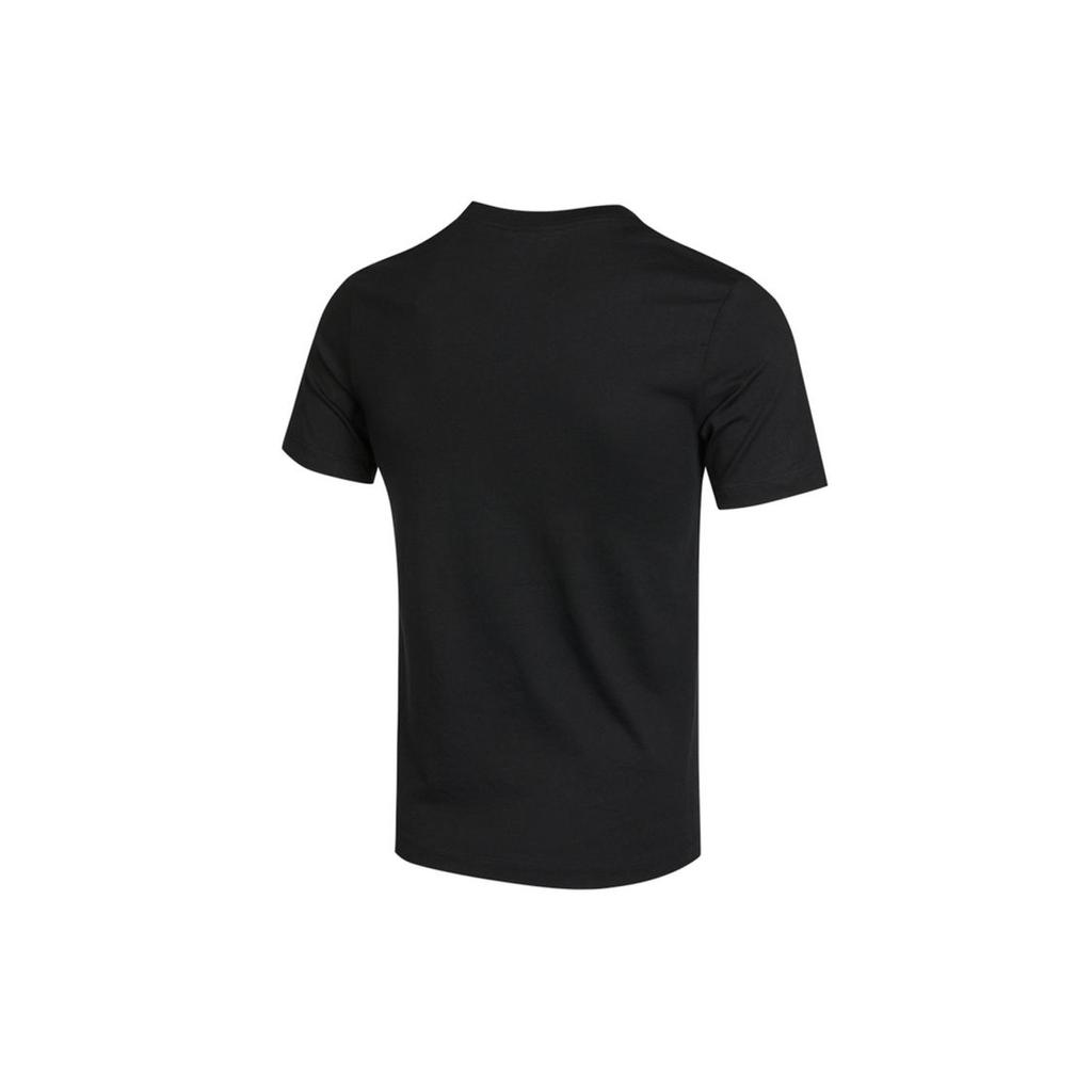 Nike Contrast Logo Print Sports Crew Neck T-Shirt Men Tops Black DM3548-010