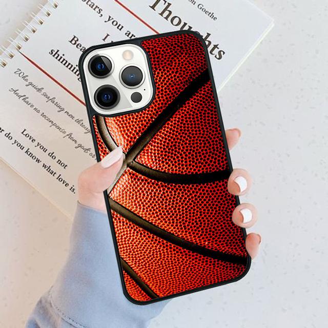Basketball Textured Phone Case Cover For iPhone 17 Air 16 15 14 Plus Apple 16 11 12 13 Pro Max Coque