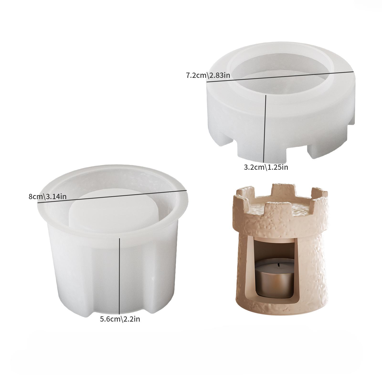 

Сделай сам форма, цементная гипсовая форма для свечей, аромалампа, подсвечник в виде замка, подогреватель для чая, теплоизоляция, чайник, силиконовая форма