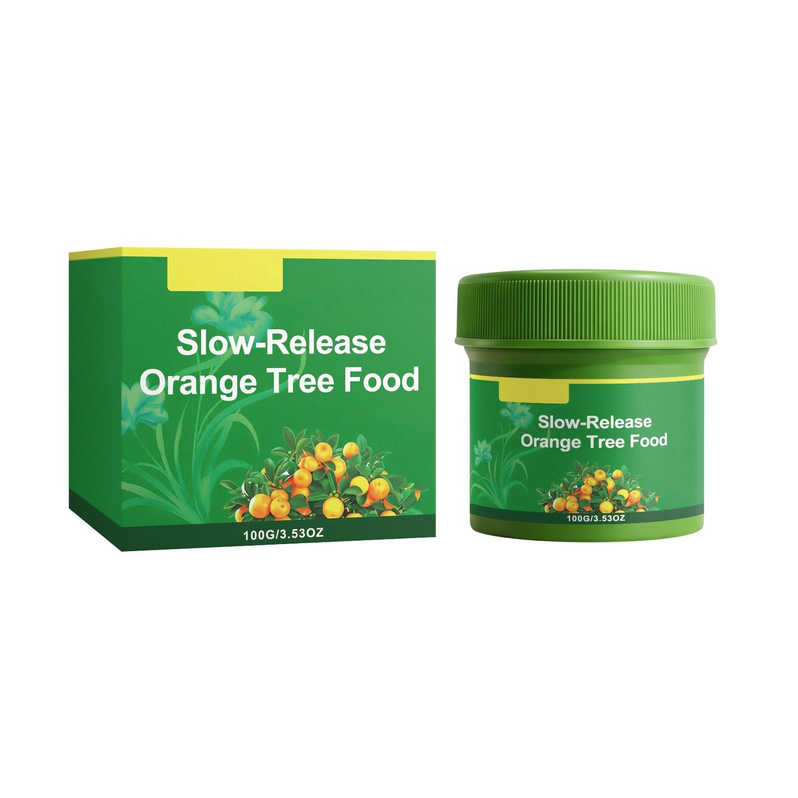 

Slow Release Orange Tree Food Fertilizer 100g Container Suitable for Citrus Trees Nutrient Supply for Healthy Growth and Fruit Development One Size