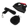 Dog Harness and Leash Escape Proof Adjustable Breathable Comfortable Cat Walking Jackets for Small Dogs Black M