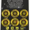 Customizable Mobile Radiation Protection Stickers - Energy & Negative Ion Shield, 6-Piece Set